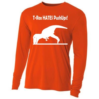 T-Rex Hates Push-Ups Cooling Performance Long Sleeve Crew