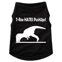 T-Rex Hates Push-Ups Doggie Tank