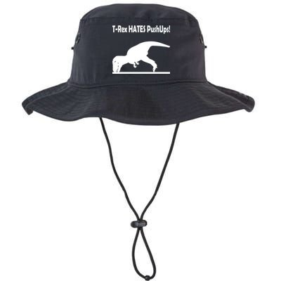 T-Rex Hates Push-Ups Bucket Hat