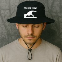 T-Rex Hates Push-Ups Bucket Hat