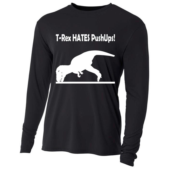 T-Rex Hates Push-Ups Cooling Performance Long Sleeve Crew