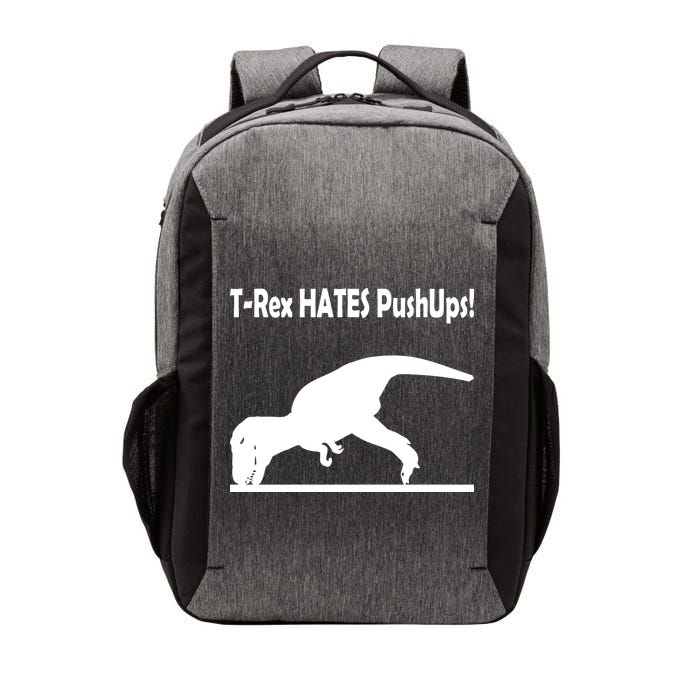 T-Rex Hates Push-Ups Vector Backpack