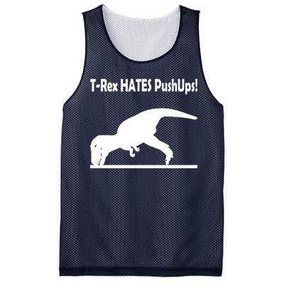 T-Rex Hates Push-Ups Mesh Reversible Basketball Jersey Tank