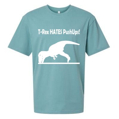 T-Rex Hates Push-Ups Sueded Cloud Jersey T-Shirt