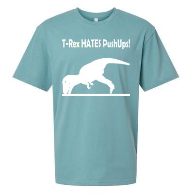 T-Rex Hates Push-Ups Sueded Cloud Jersey T-Shirt