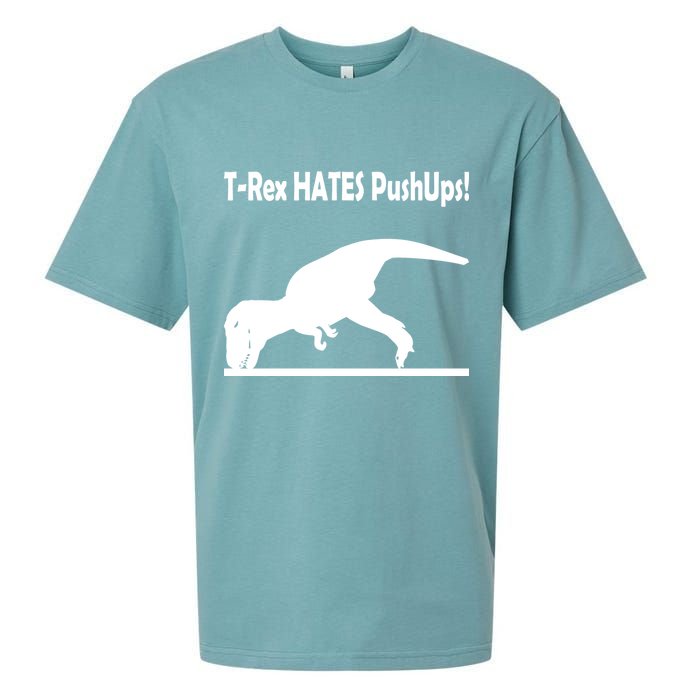 T-Rex Hates Push-Ups Sueded Cloud Jersey T-Shirt