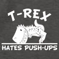 T-Rex Hates Push-Ups Funny Fitness Gym Design Vector Backpack