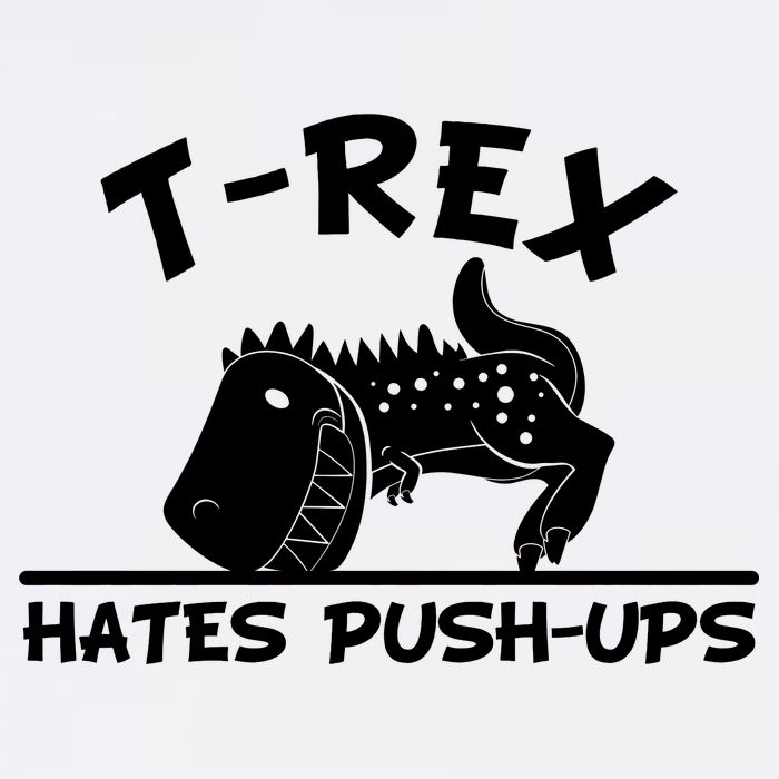T-Rex Hates Push-Ups Funny Fitness Gym Design Garment-Dyed Sweatshirt