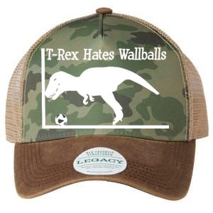 T-Rex Hates Wallballs Legacy Tie Dye Trucker Hat