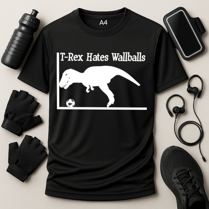 T-Rex Hates Wallballs Cooling Performance Crew T-Shirt