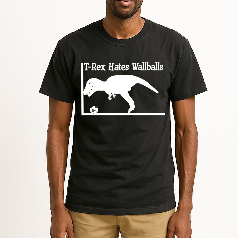 T-Rex Hates Wallballs Tall T-Shirt