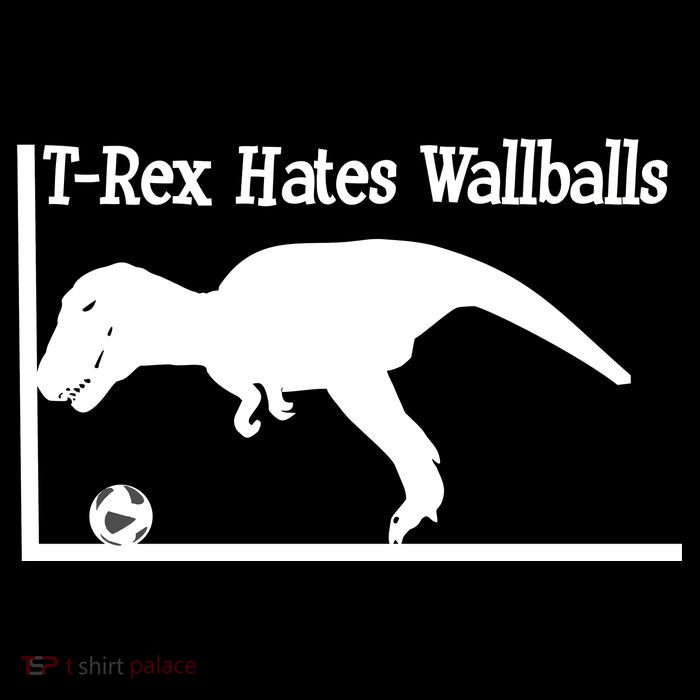 T-Rex Hates Wallballs Button