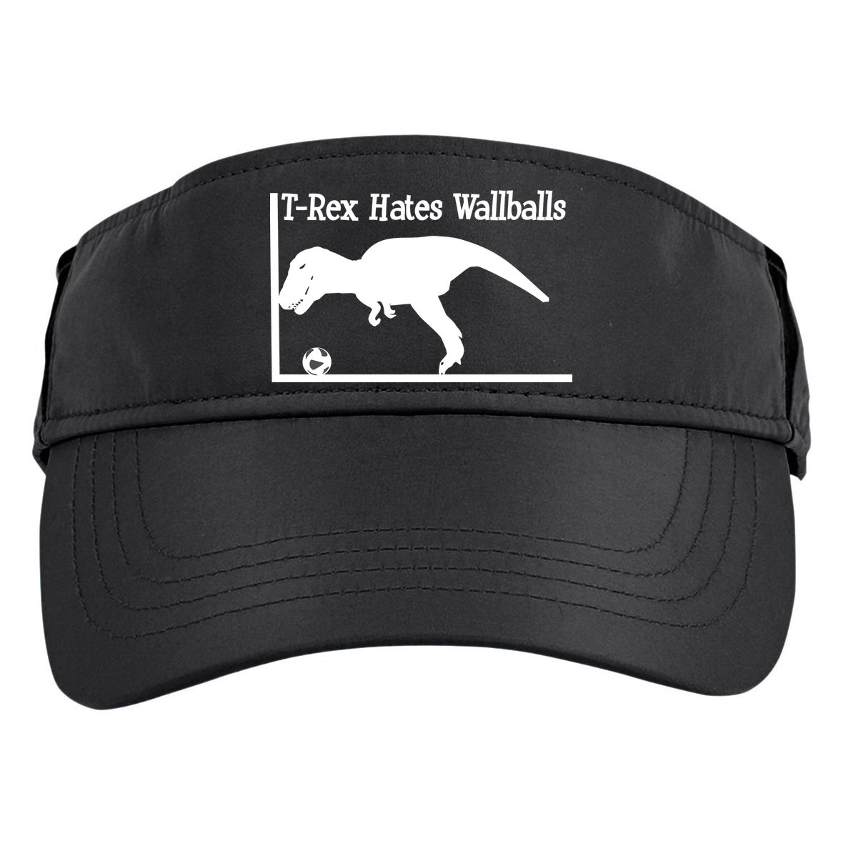 T-Rex Hates Wallballs Adult Drive Performance Visor