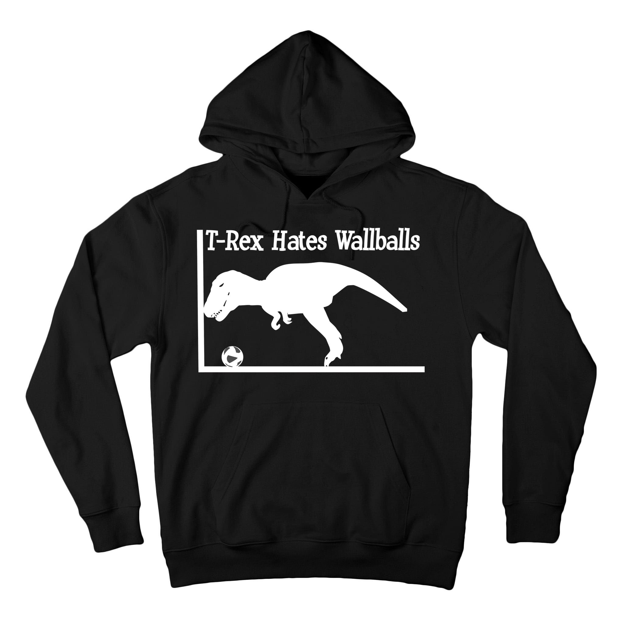 T-Rex Hates Wallballs Tall Hoodie