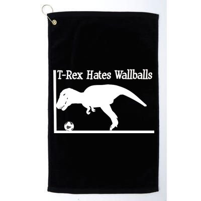 T-Rex Hates Wallballs Platinum Collection Golf Towel