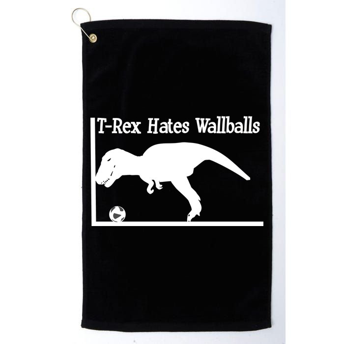 T-Rex Hates Wallballs Golf Towel