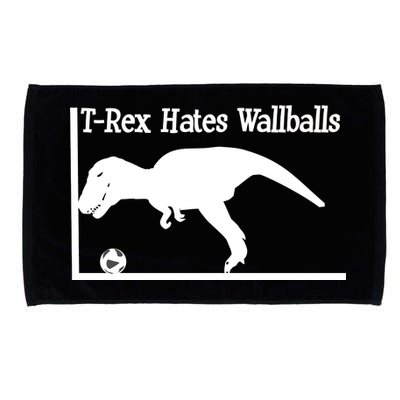 T-Rex Hates Wallballs Microfiber Hand Towel