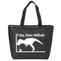 T-Rex Hates Wallballs Zip Tote Bag