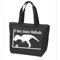 T-Rex Hates Wallballs Zip Tote Bag