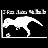 T-Rex Hates Wallballs Zip Tote Bag