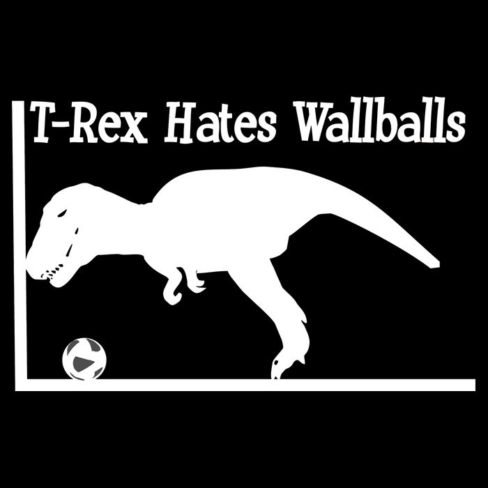 T-Rex Hates Wallballs Zip Tote Bag