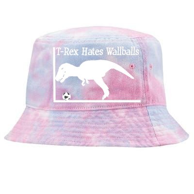 T-Rex Hates Wallballs Tie-Dyed Bucket Hat