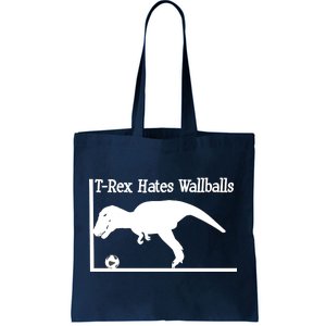 T-Rex Hates Wallballs Tote Bag