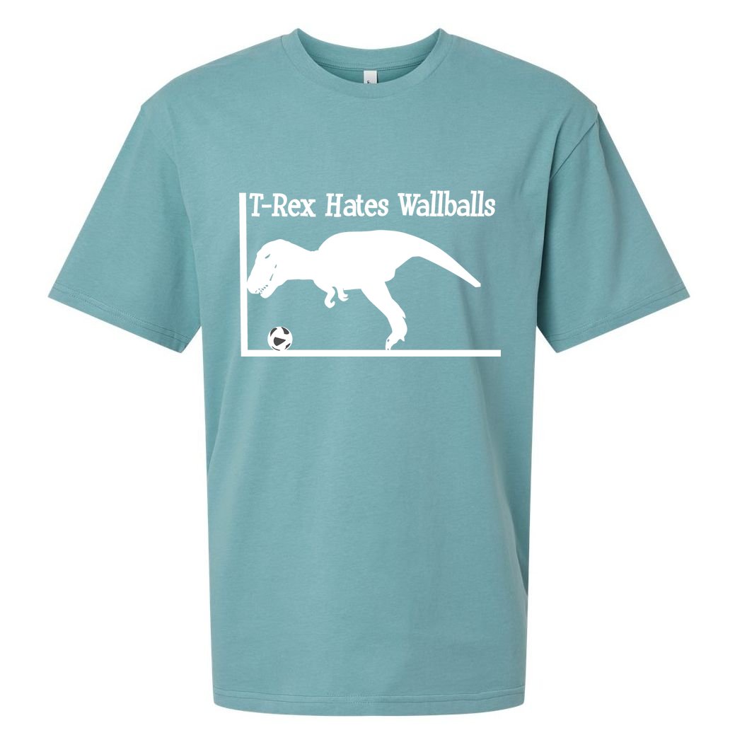 T-Rex Hates Wallballs Sueded Cloud Jersey T-Shirt