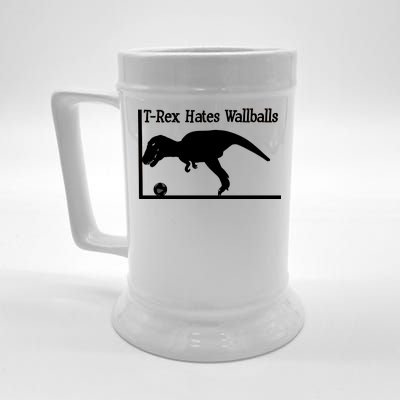 T-Rex Hates Wallballs Beer Stein