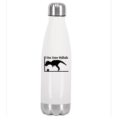 T-Rex Hates Wallballs Stainless Steel Insulated Water Bottle