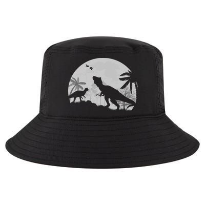 T-Rex In The Moon Cool Comfort Performance Bucket Hat