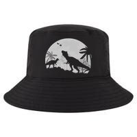 T-Rex In The Moon Cool Comfort Performance Bucket Hat