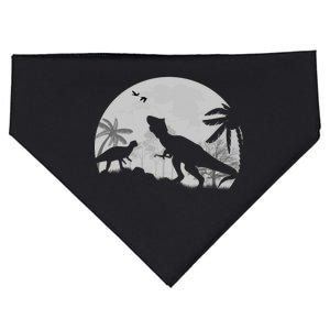 T-Rex In The Moon USA-Made Doggie Bandana