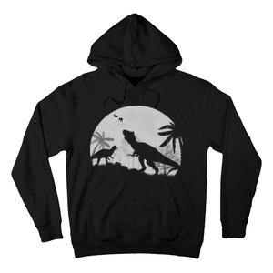 T-Rex In The Moon Hoodie