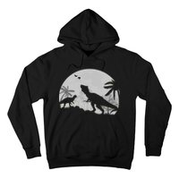 T-Rex In The Moon Hoodie