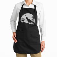 T-Rex In The Moon Apron