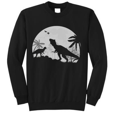 T-Rex In The Moon Sweatshirt