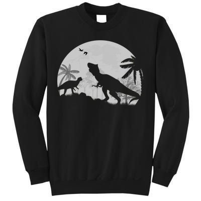 T-Rex In The Moon Sweatshirt