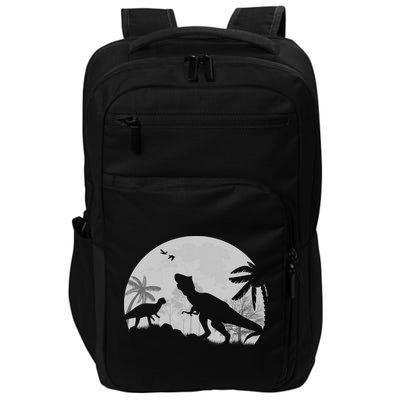 T-Rex In The Moon Impact Tech Backpack