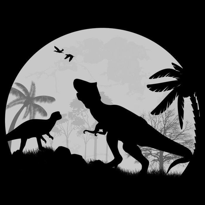 T-Rex In The Moon Backpack