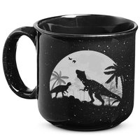 T-Rex In The Moon 15oz Campfire Ceramic Mug