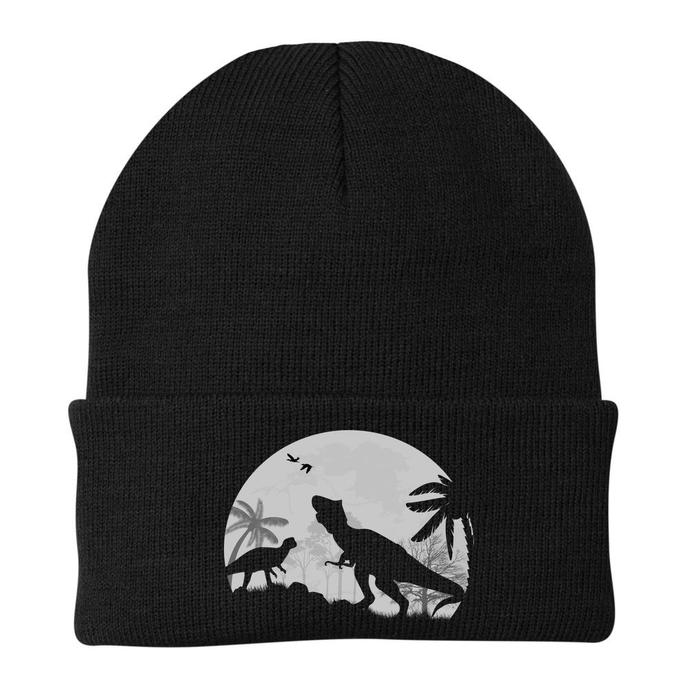 T-Rex In The Moon Beanie