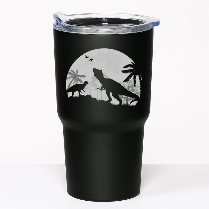 T-Rex In The Moon Tumbler