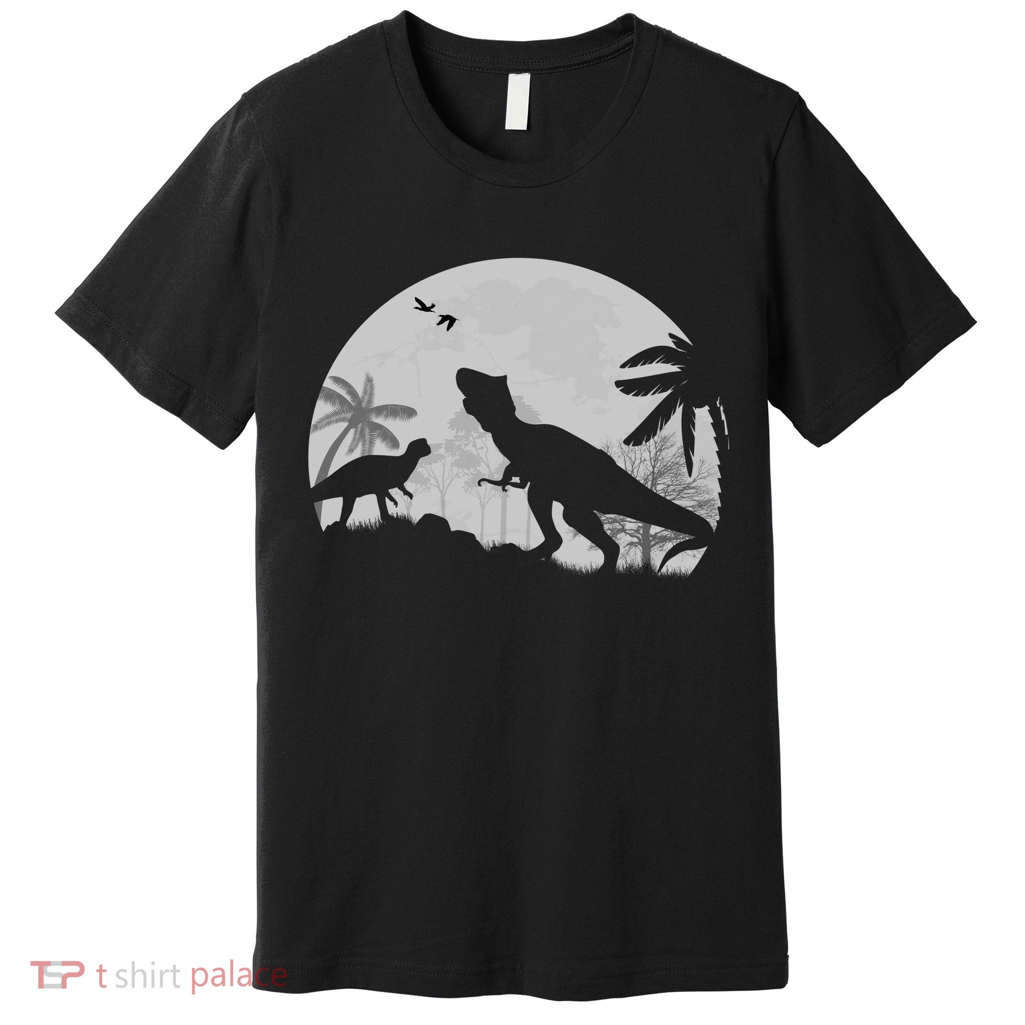 T-Rex In The Moon Premium T-Shirt