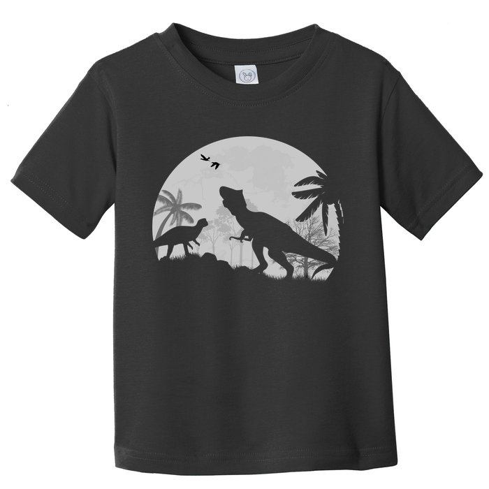 T-Rex In The Moon Toddler T-Shirt