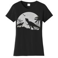 T-Rex In The Moon Women's T-Shirt