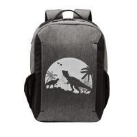 T-Rex In The Moon Vector Backpack