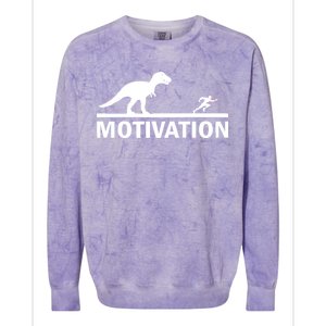 T-Rex Motivation Colorblast Crewneck Sweatshirt