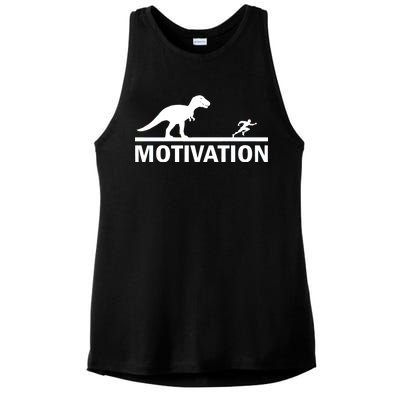 T-Rex Motivation Ladies PosiCharge Tri-Blend Wicking Tank