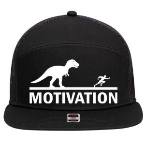 T-Rex Motivation 7 Panel Mesh Trucker Snapback Hat